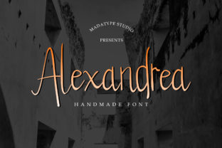 Alexandrea: A Handwritten Font for Modern Web Design