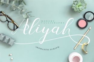 Aliyah: A Bold Script Font for Editorial Design