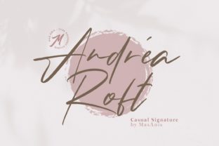 Andrea Roft: A Bold Handwritten Font for Crafters