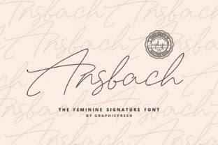 Ansbach: The Handwritten Font for Small Business Branding