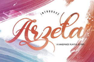 Arzeta: A Unique Calligraphy Font for Web Design