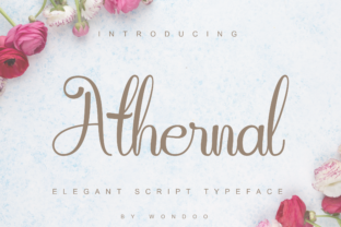 Athernal: A Luxurious Script Font for Marketers