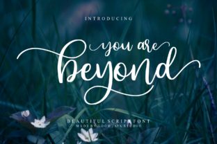 Beyond: A Modern Handwritten Font for Editorial Design