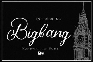 Bigbang Font: A Vintage Script for Your Brand