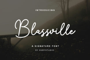 Blassville: A Casual Yet Elegant Handwritten Font Review