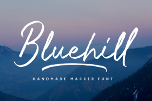 Bluehill: A Bold Handwritten Font for Modern Web Design