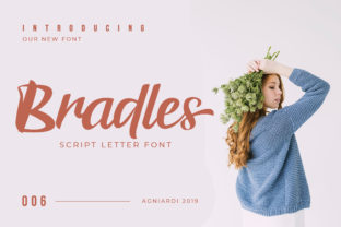 Bradles: A Bold Handwritten Typeface for Editorial Design