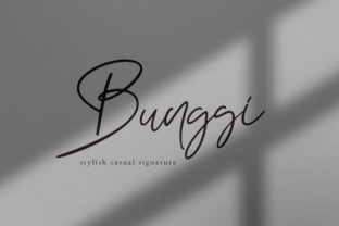 Bunggi Signature: A Modern Script Font for Campaigns
