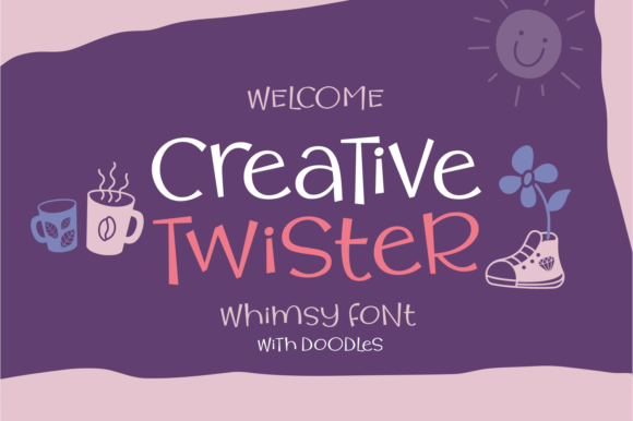 Creative Twister: A Whimsical Handwritten Font for Crafters