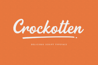 Crockotten: A Flexible Script Font for Editorial Design