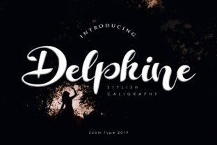 Delphine: A Bold Script Font for Makers