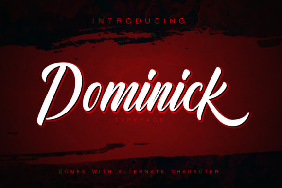 Dominick: A Bold Handwritten Font for Business