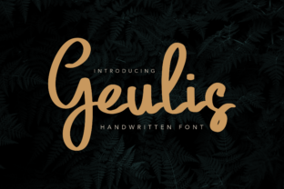 Geulis: A Modern Script Font for Branding