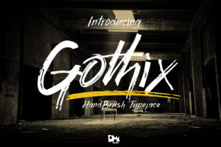 Gothix: The Artistic Typeface for Bold Campaigns