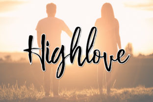 Highlove: A Modern Handwritten Font for Web Design
