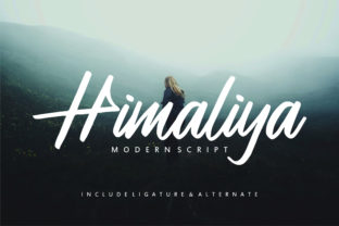 Himaliya: A Modern Handwritten Font for Your Brand