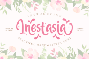 Inestasia: A Dramatic Script Font for Web Design