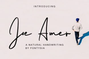 Joe Amer: A Modern Handwritten Font for Crafters
