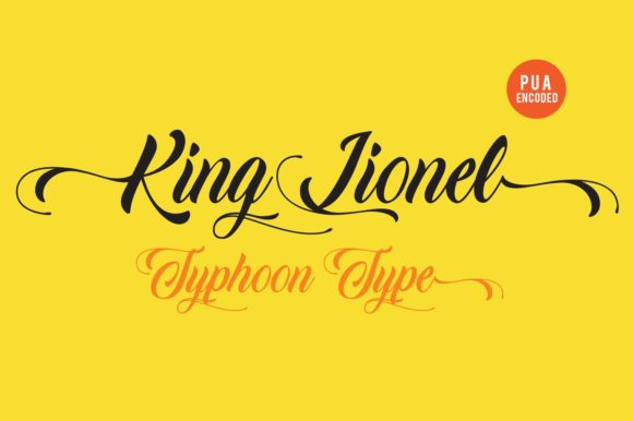 King Lionel: A Luxurious Handwritten Typeface for Editors
