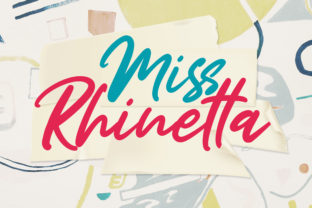 Miss Rhinetta: A Bold Script Font for Marketers