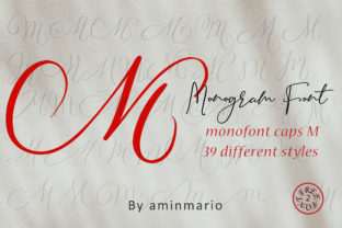 Monogram M Monofont Caps M: A Premium Display Typeface