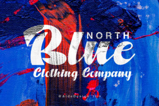 North Blue: A Bold Handwritten Font for Editorial Design