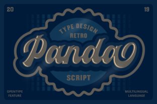 Panda: A Boldly Rounded Script Font for Crafters