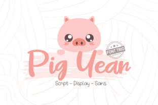 Pig Year: A Cute Handwritten Font for Campaigns