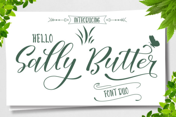 Sally Butter: A Trendy Script Font for Your Brand
