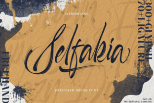 Selfakia: The Bold Script Font for Marketers