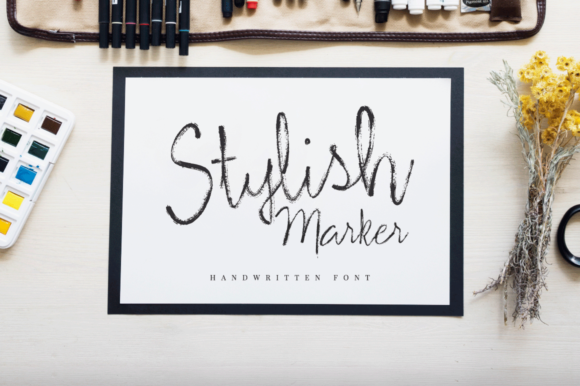 Stylish Marker: A Handwritten Font for Modern Web Design