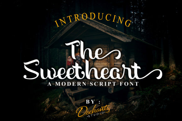 The Sweetheart: A Modern Script Font for Branding