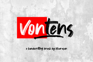 Vontens: A Vintage Handwritten Font for Editorial Design