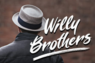 Willy Brothers: A Spontaneous Script Font for Crafters