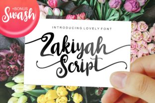 Zakiyah: A Bold Handwritten Font for Your Brand